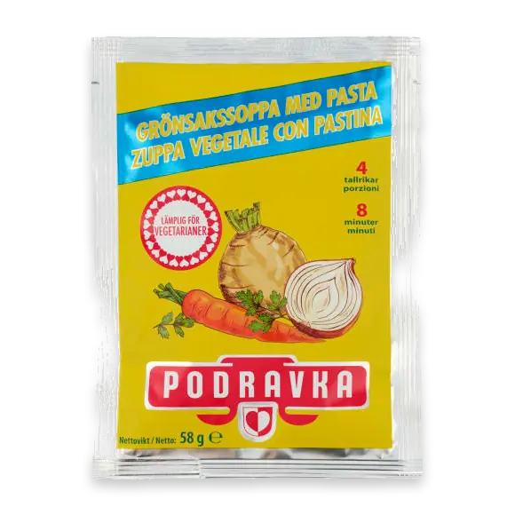 Grönsakssoppa Noodle Soup Pulver/4 Port