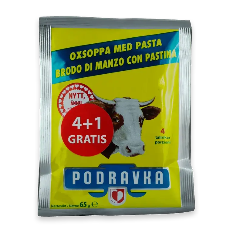 Oxsoppa med Pasta 5-p