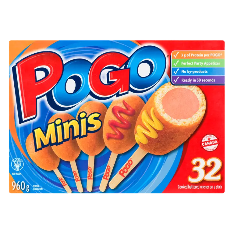 Frozen Mini Corn Dogs Original 32 Counts 960 g