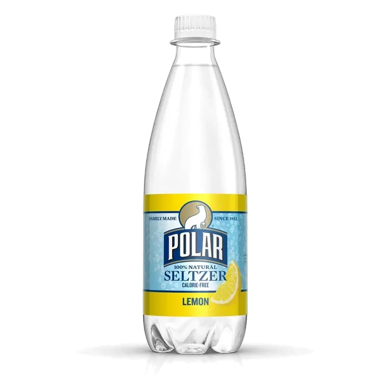Polar Seltzer Lemon, 20 fl oz
