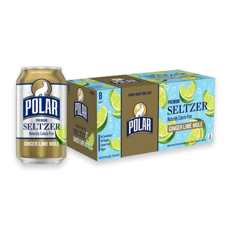 Ginger Lime Mule Flavored Seltzer Water Cans