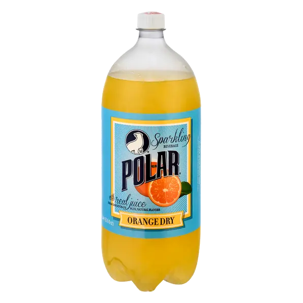Orange Dry Sparkling Beverage Soda