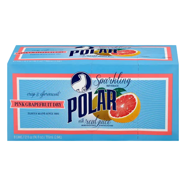 Pink Grapefruit Dry Sparkling Beverage 8 pk