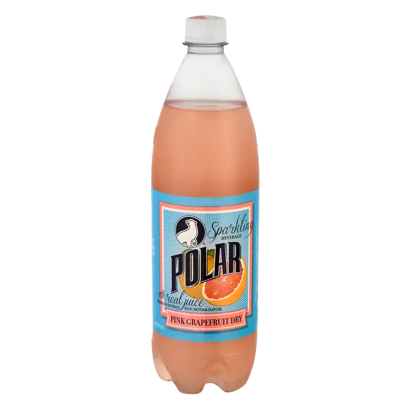 Pink Grapefruit Dry Sparkling Beverage Soda