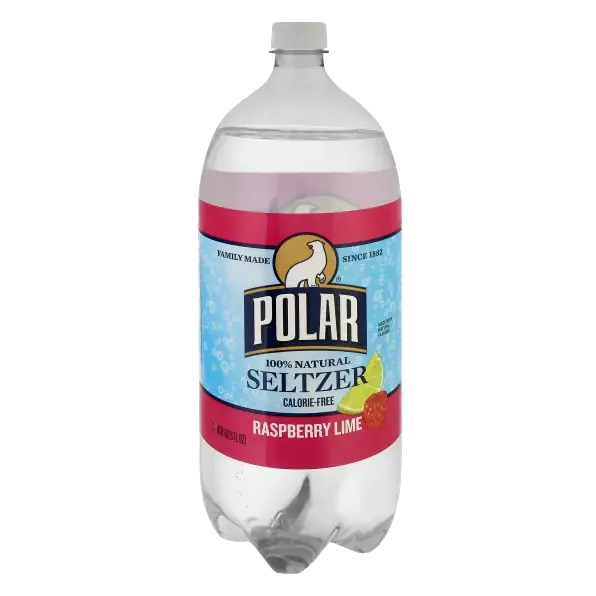 Seltzer, 100% Natural, Raspberry Lime