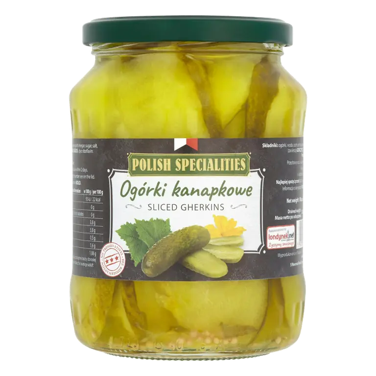 Sliced Gherkins 720ml