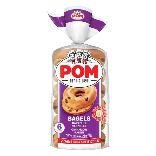 Bagel Cinnamon & Raisin 6 Pack 450 g