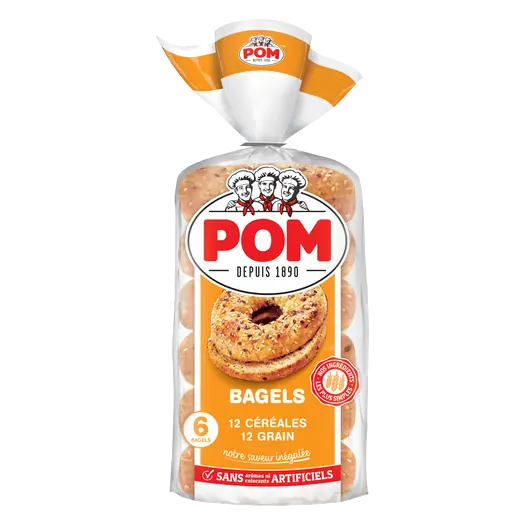 Bagel 12 Grain 6 Pack 510 g