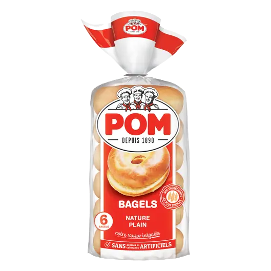 Bagel Plain 6 Pack 450 g