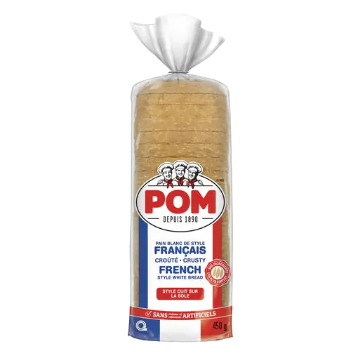 French Style White Bread Crusty 450 g