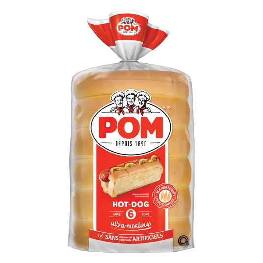 Hot Dog Buns Ultra Moist 6 Count