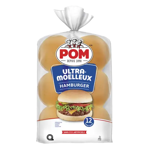 Moisture Hamburger Buns 12 Count
