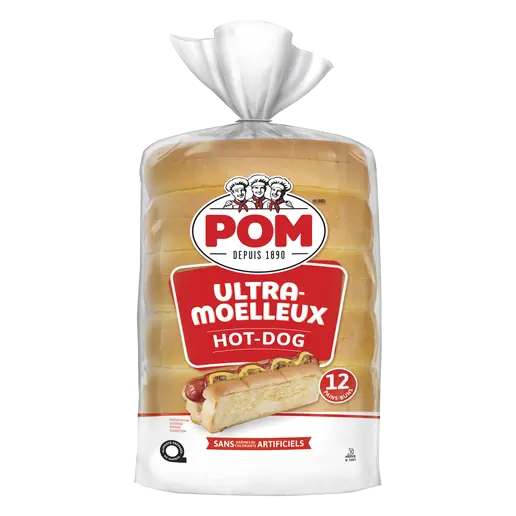 Moisture Hot Dog Buns 12 Count