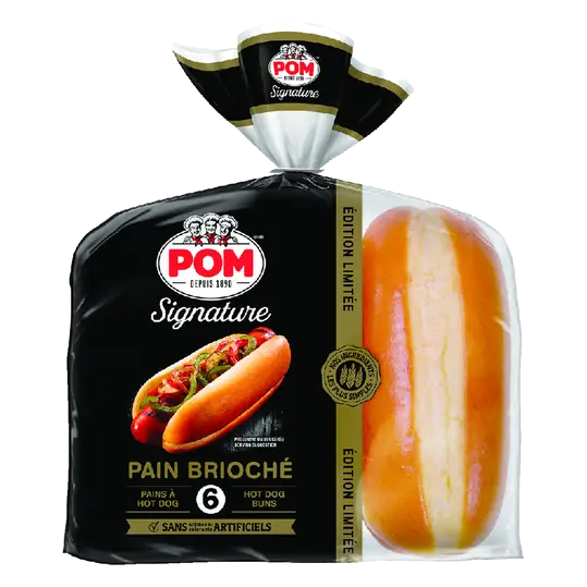 Signature Hot Dog Buns Sausage Gold 6 Pack 434 g