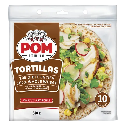 Tortillas Whole Wheat 7-Inches 10 Count