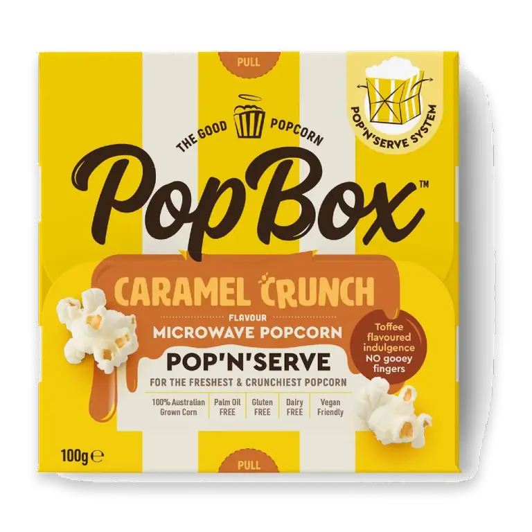 Microwave Popcorn Caramel Crunch Flavour
