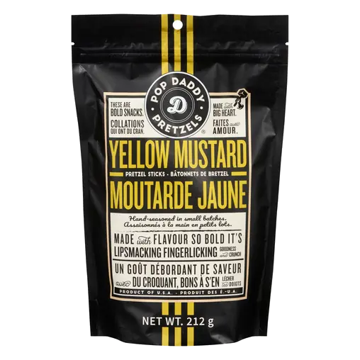 Pretzel Sticks Yellow Mustard 212 g
