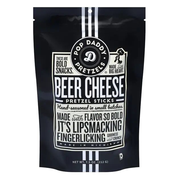 Beer Cheese Pretzel Sticks