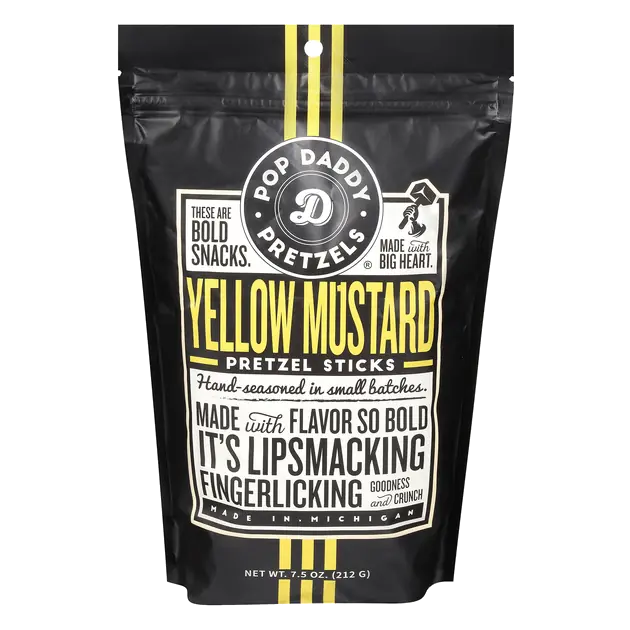Pop Daddy Yellow Mustard Pretzel