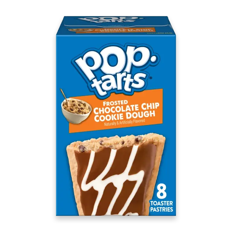 Frosted Chocolate Chip Cookie Dough Toaster Pastries