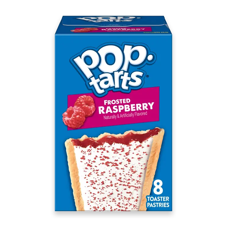 Frosted Raspberry Toaster Pastries