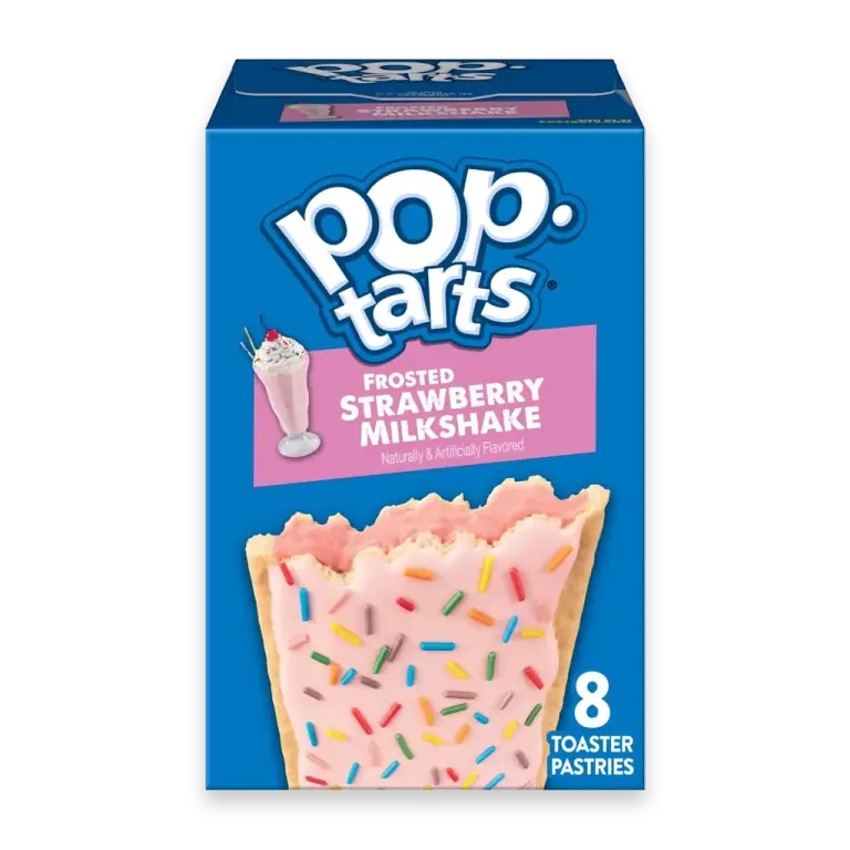 Frosted Strawberry Milkshake Toaster Pastries