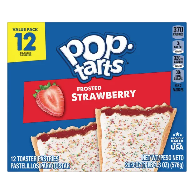 Frosted Strawberry Toaster Pastries - 12 ct