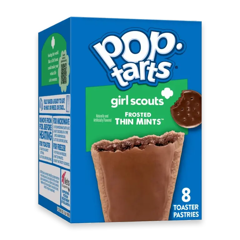 Frosted Thin Mints Girl Scouts Toaster Pastries