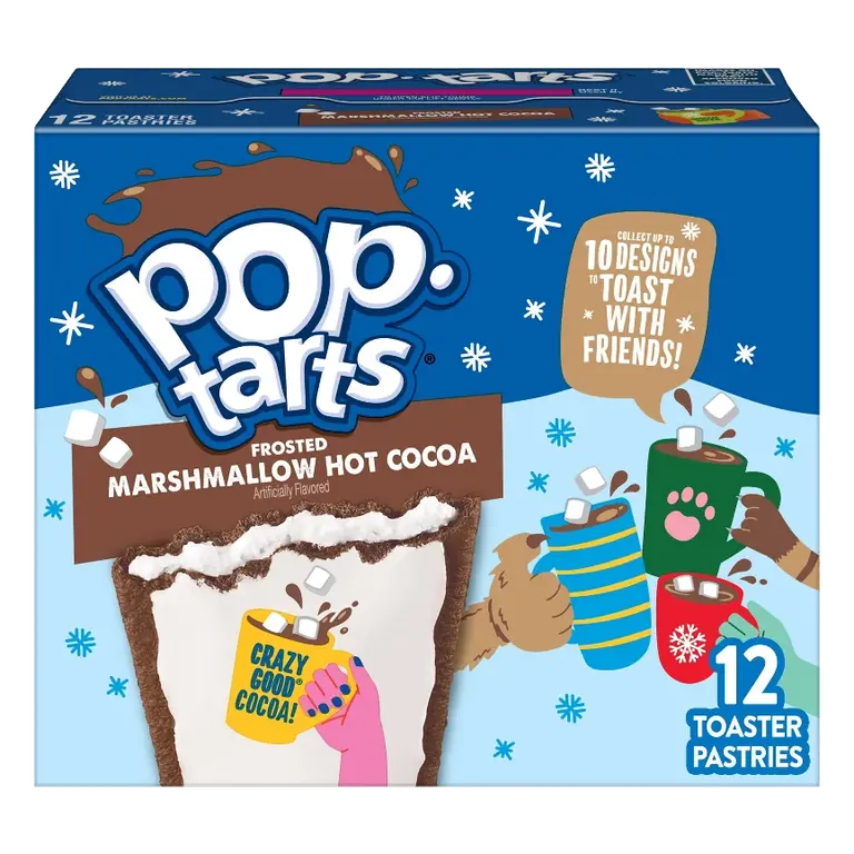 Pop-Tarts Frosted Marshmallow Hot Cocoa Toaster Pastries, 20.3oz/12ct