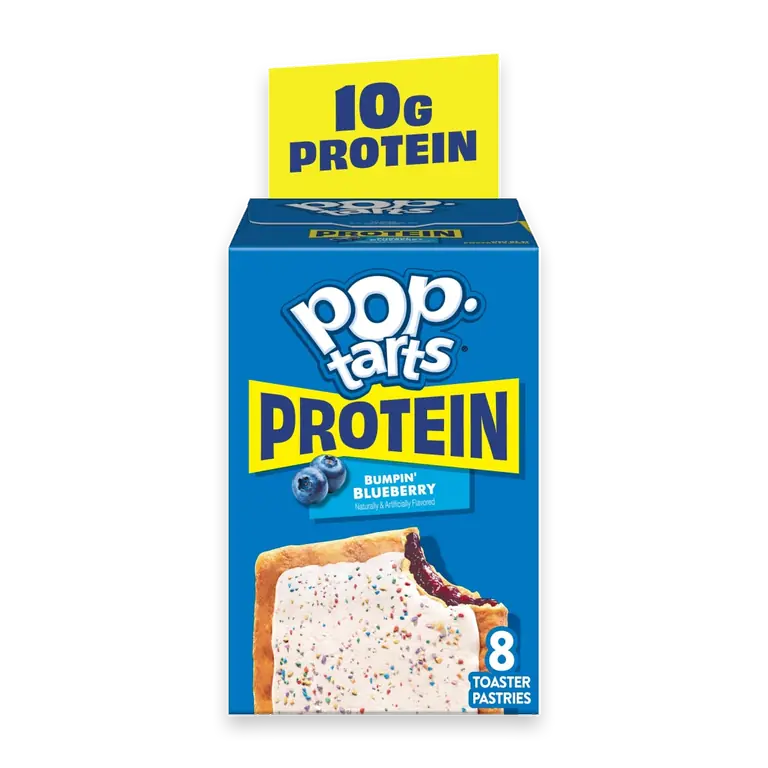 Protein Bumpin' Blueberry Toaster Pastries