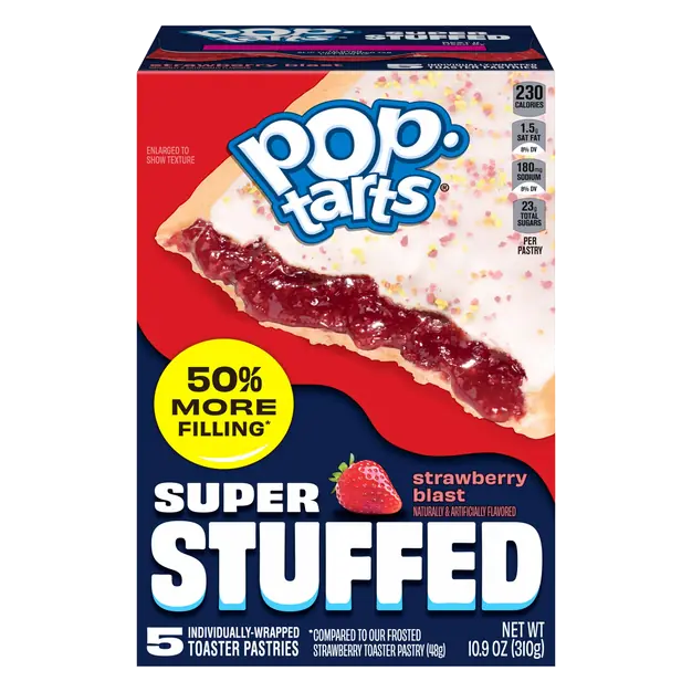 Super Stuffed Strawberry Blast Toaster Pastries - 5 ct