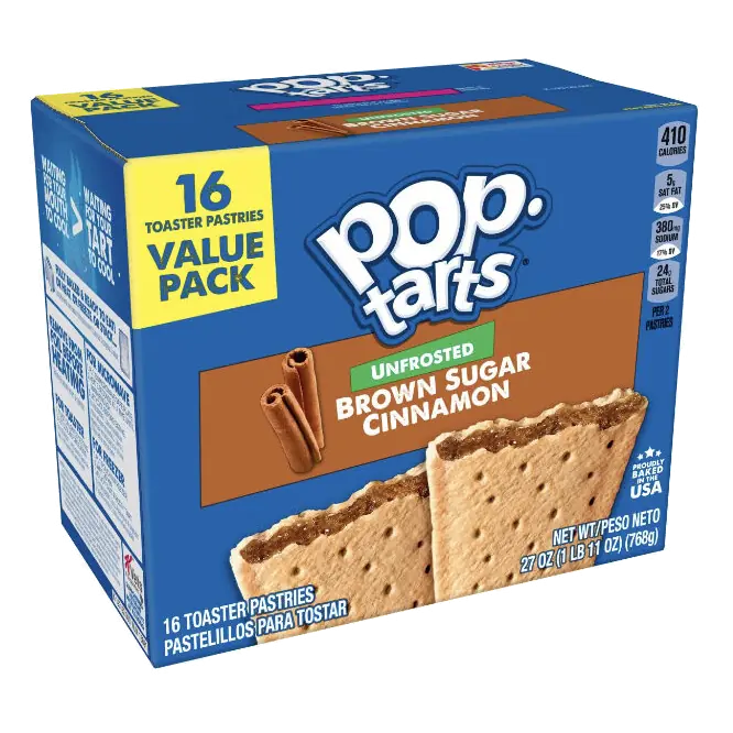 Unfrosted Brown Sugar Cinnamon Toaster Pastries