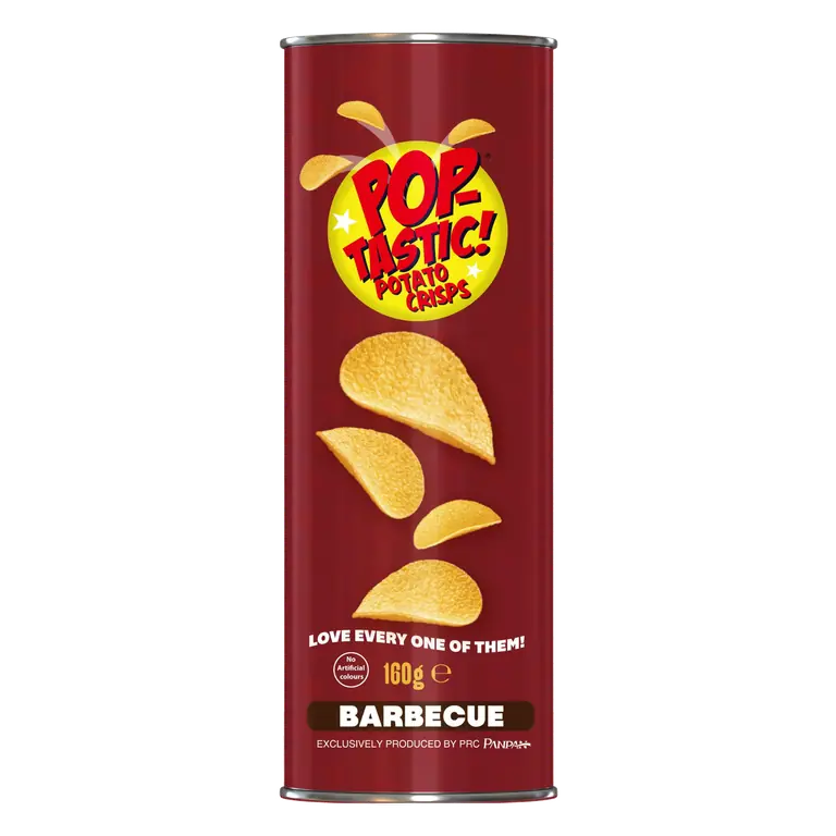 Pop-Tastic! Barbecue Potato Crisps 160g