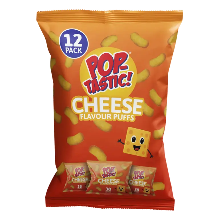 Pop-Tastic! Cheese Flavour Puffs 12 x 8g