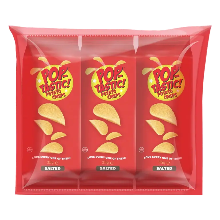! Salted Potato Crisps 3 x 35g