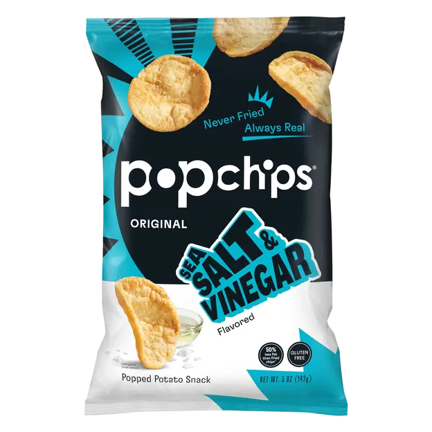 Gluten Free Sea Salt & Vinegar Popped Potato Snack