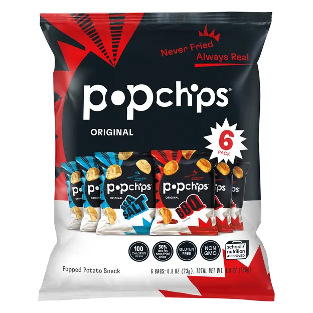 Potato Chips Variety Pack Gluten Free Pack - 6 ct