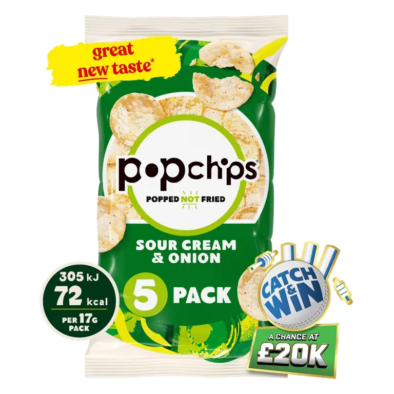 Sour Cream & Onion Multipack Crisps 5 Pack