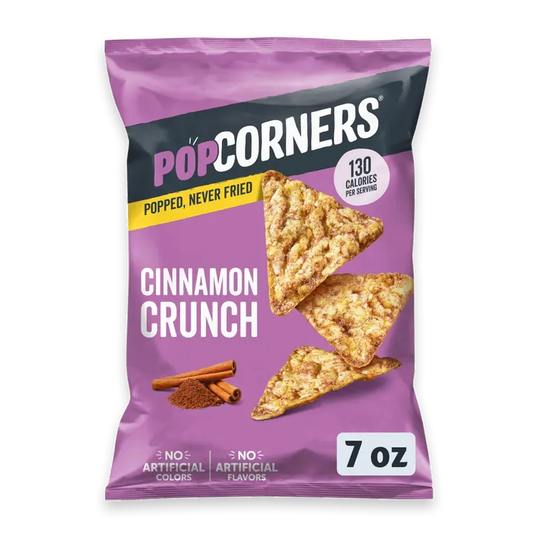 Cinnamon Sugar Popped Corn Chips