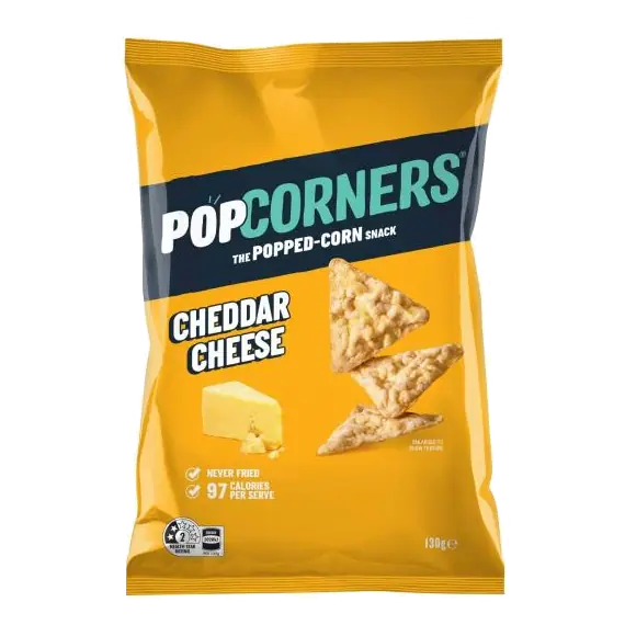 Popcorn Chips Share Pack Cheddar