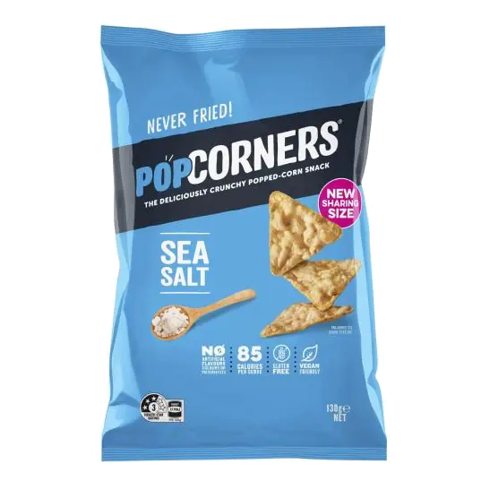 Popcorn Chips Share Pack Sea Salt