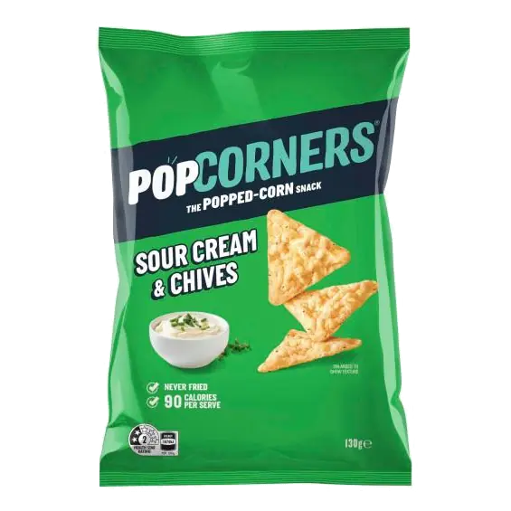 Popcorn Chips Share Pack Sour Cream & Chives