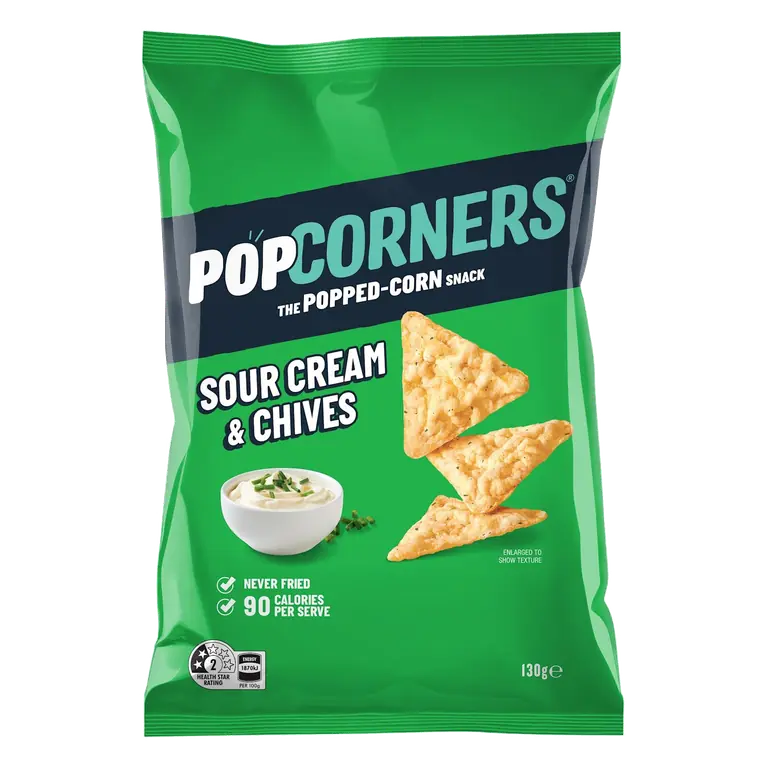 Popcorn Chips Sour Cream & Chives