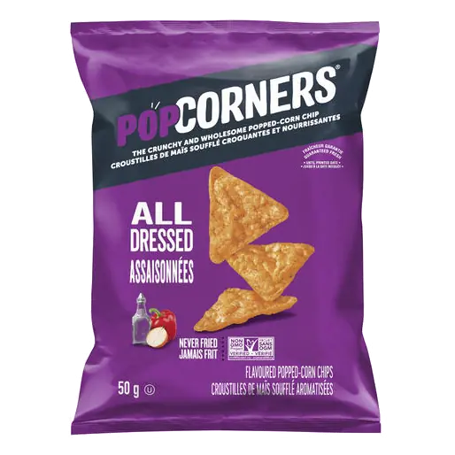 Popped-Corn Chips All Dressed 50 g