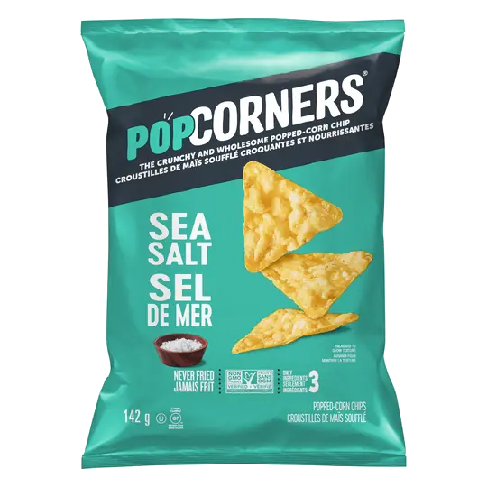 Popped-Corn Chips Sea Salt 142 g