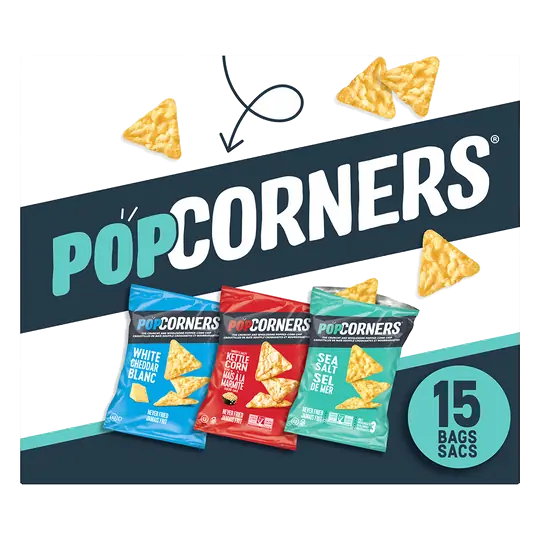 Popped-Corn Chips Variety Pack 270 g