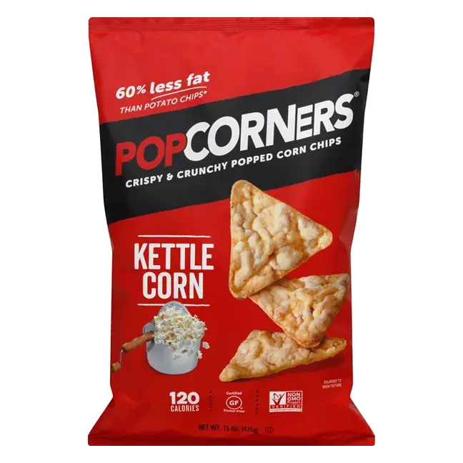 Popped Corn Chips, Kettle Corn