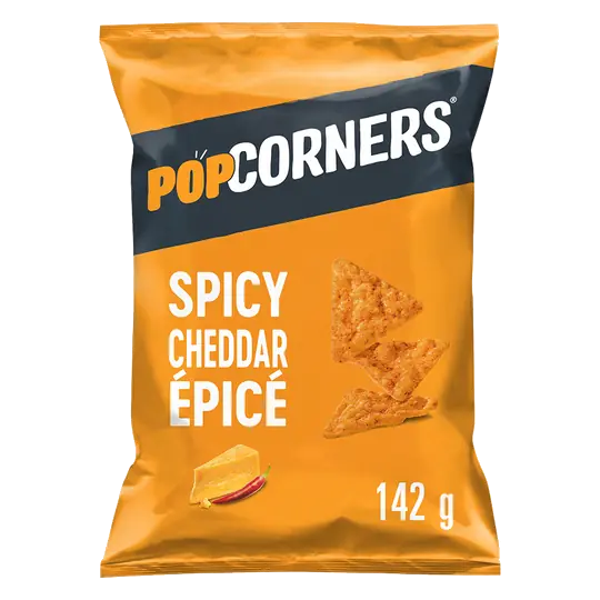 Popped-Corn Chips Spicy Cheddar 142 g