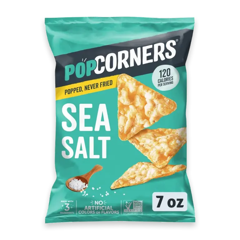 Sea Salt Popped Corn Chips