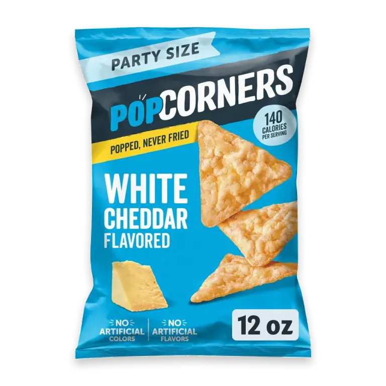 White Cheddar Popped Corn Snack